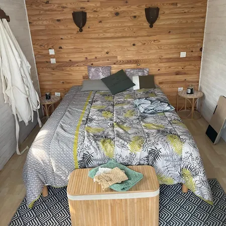 Tiny House Avec Piscine Privative Ecologique 招待所 *